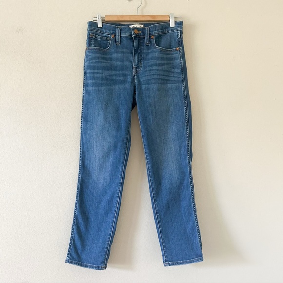 Madewell Mid Rise Stovepipe Jeans in Leman Wash - Picture 3 of 7